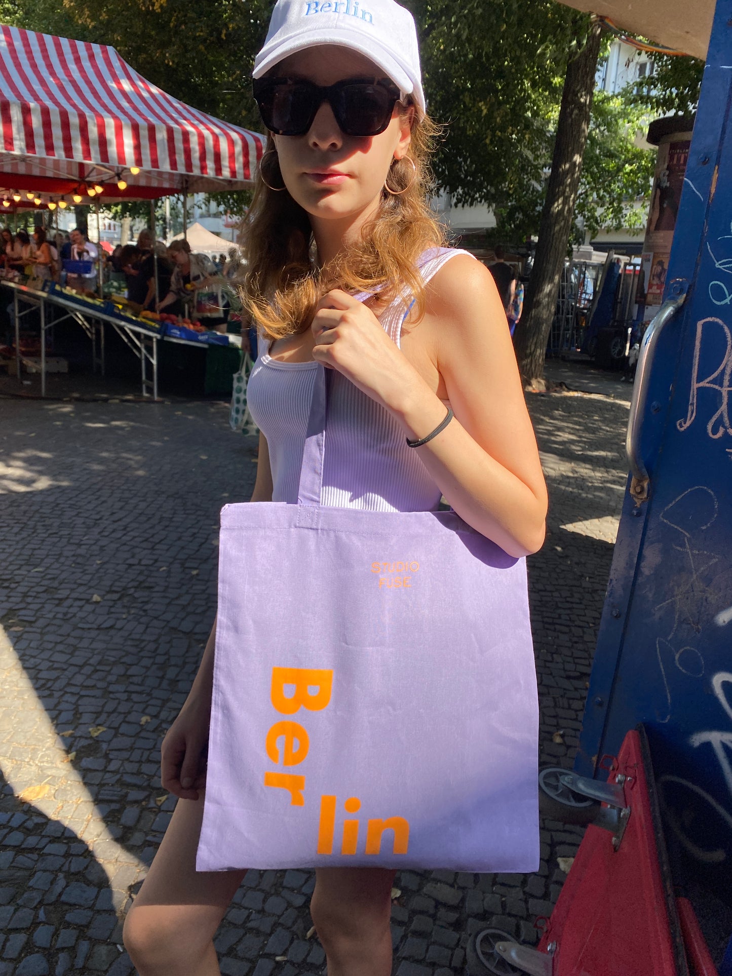 Tragetasche BER_LIN, lila