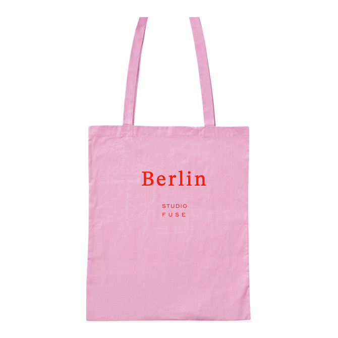 Tragetasche Klassisch Berlin, rosa