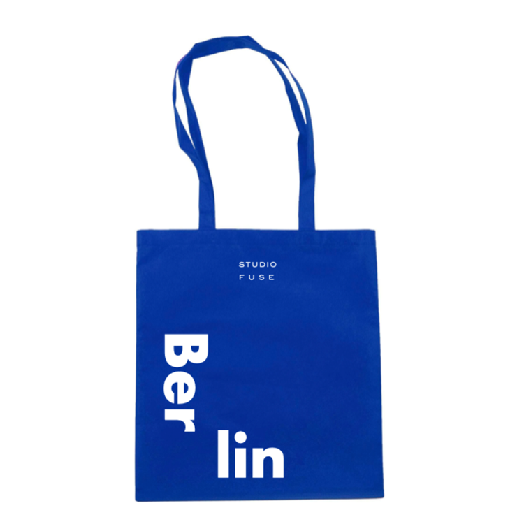 Tragetasche BER_LIN, royalblau
