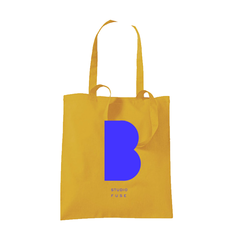 Tragetasche Dickes B, gelb