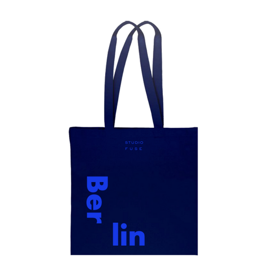 Tragetasche BER_LIN, navyblau
