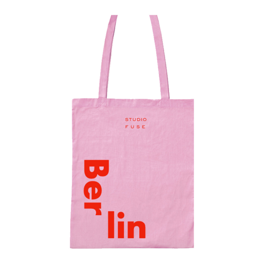 Tragetasche BER_LIN, rosa